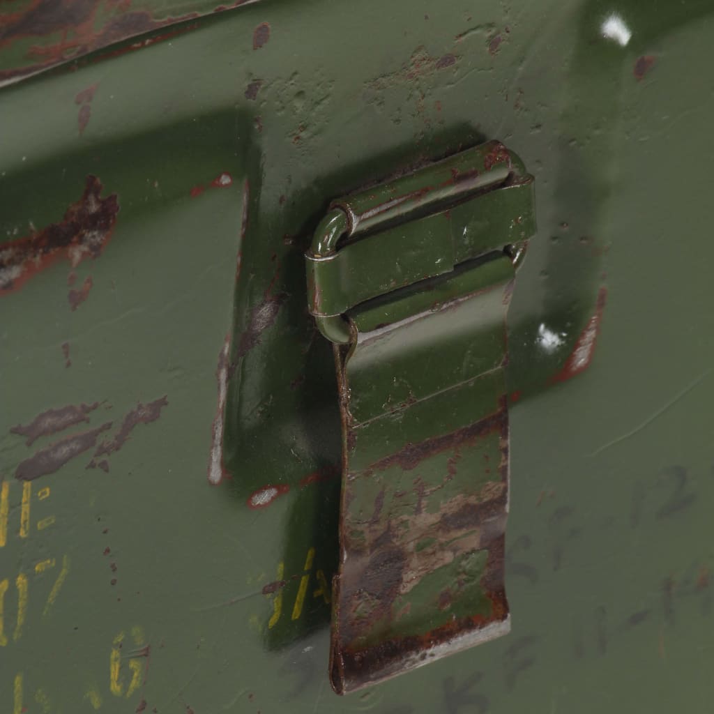Storage Trunk Military Style Iron Green 323723