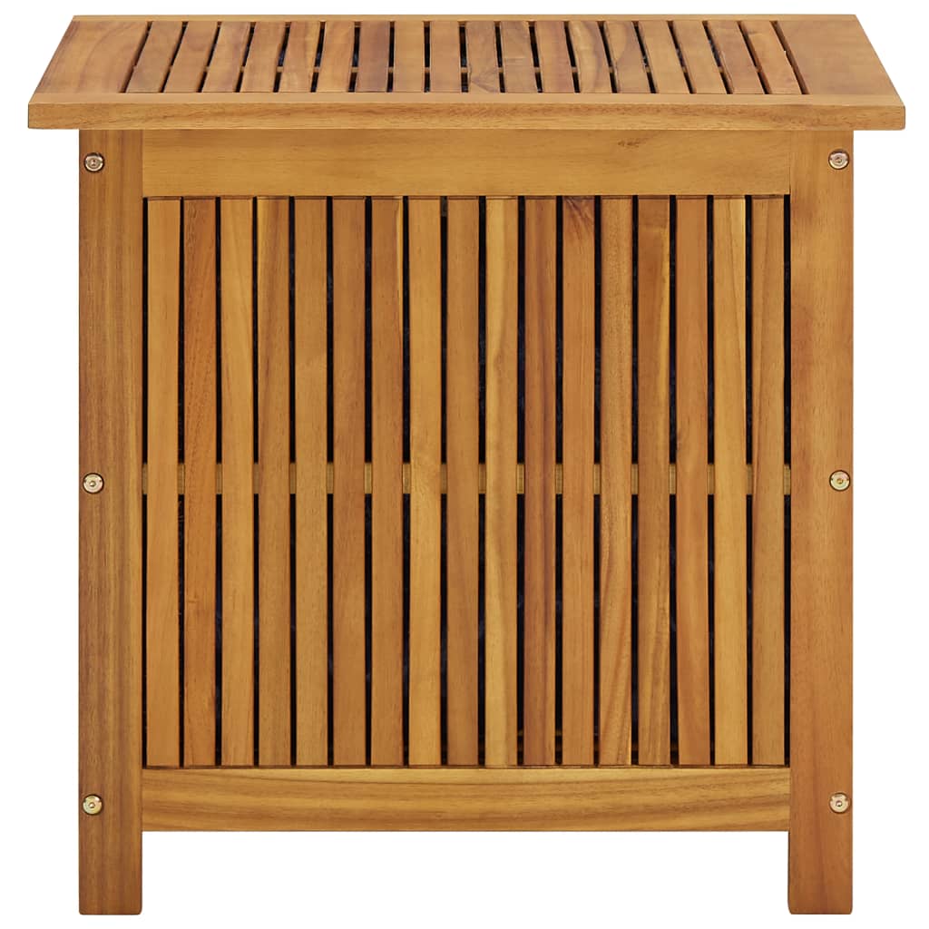 Patio Storage Box Solid Acacia Wood Brown 310282