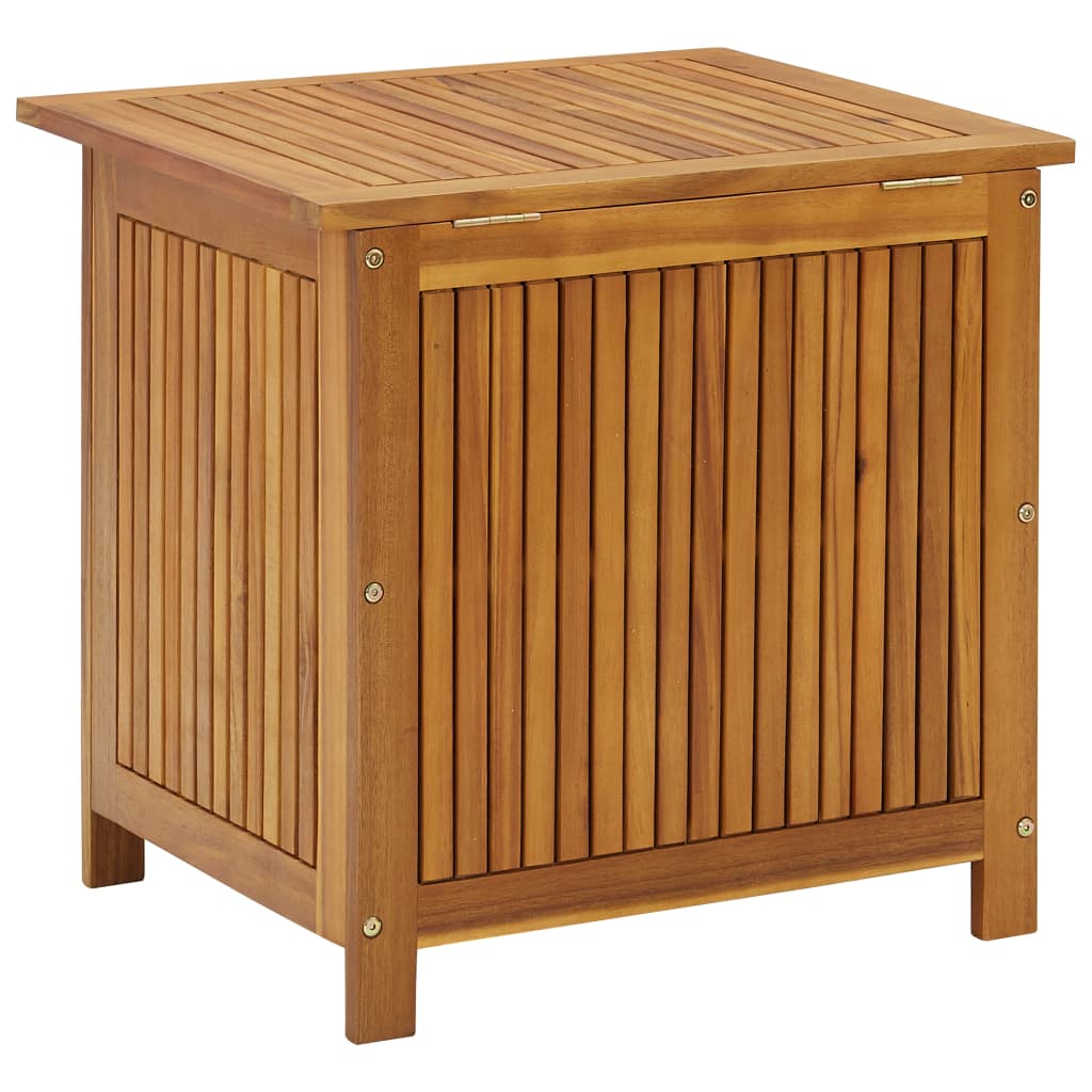 Patio Storage Box Solid Acacia Wood Brown 310282