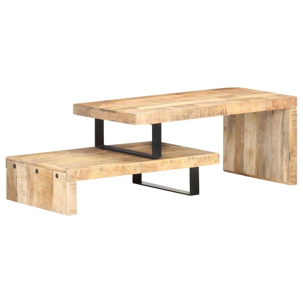 Nesting Coffee Tables Solid Reclaimed Wood Brown 320390