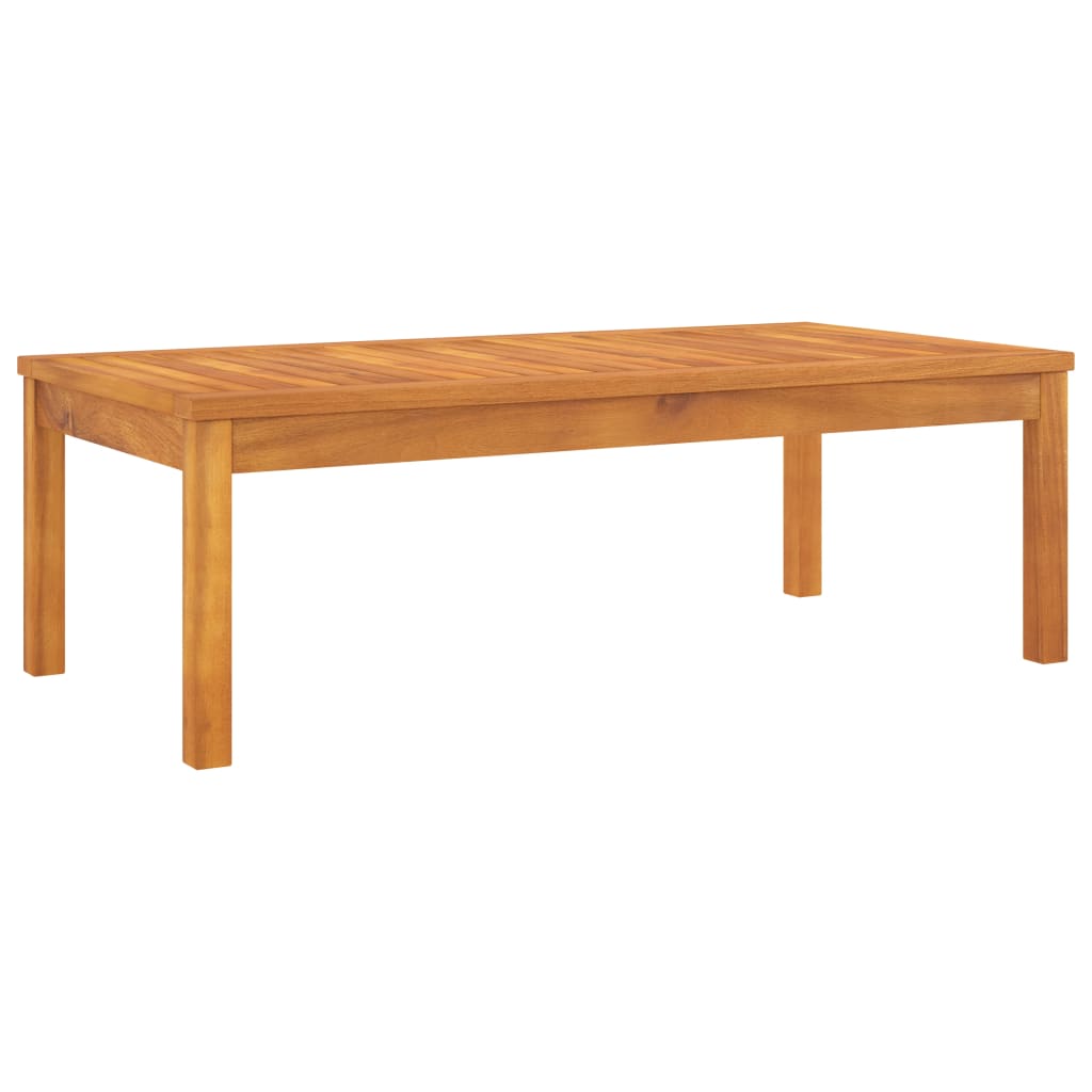 Coffee Table Solid Acacia Wood Brown 311833