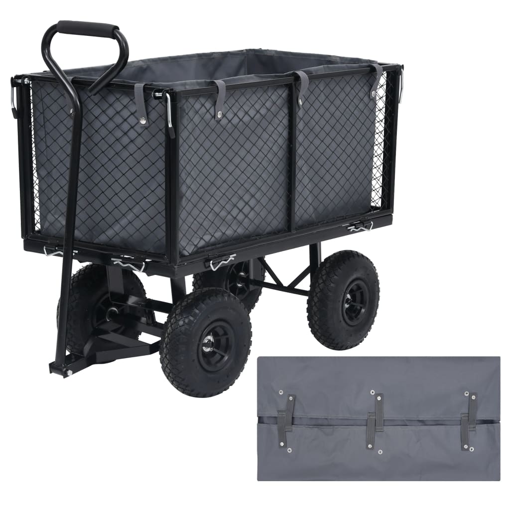 Garden Cart Liner Dark Gray Fabric Grey 92584