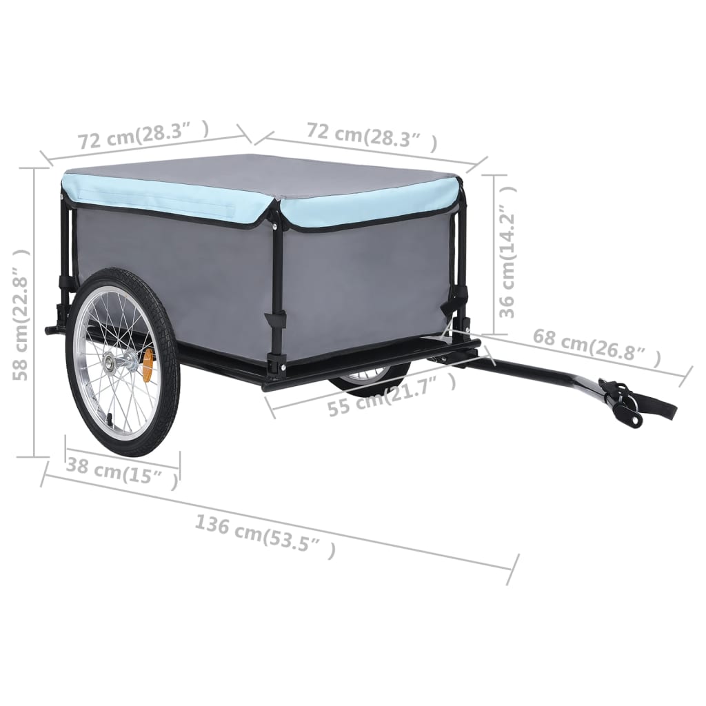 Bike Cargo Trailer And Red Black 92588