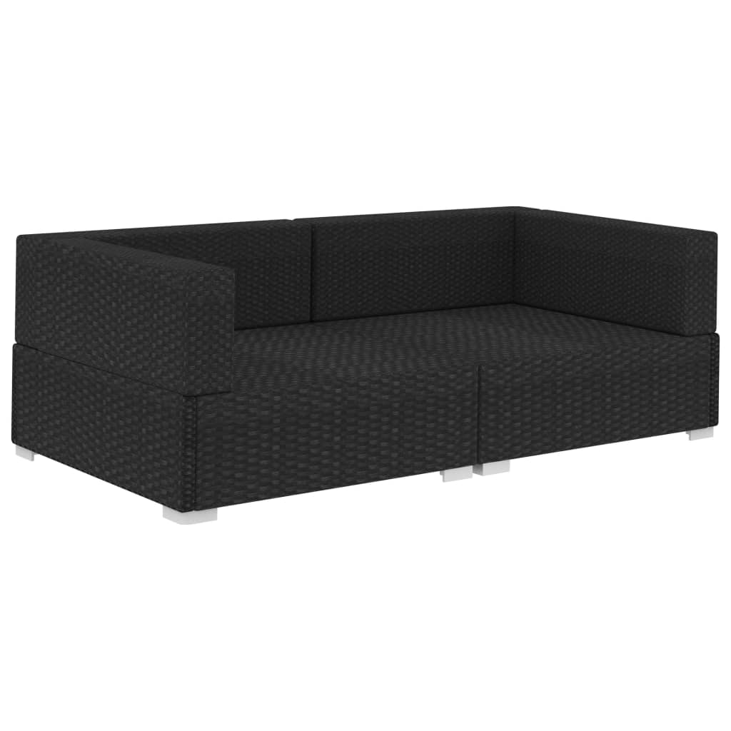 Sectional Corner Chairs With Cushions Poly Rattan Br 313738