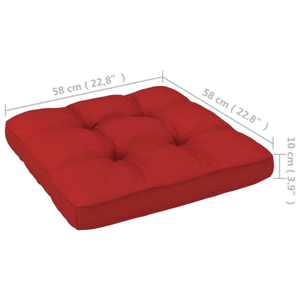 Pallet Sofa Cushion Red 314640