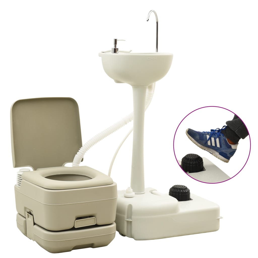 Portable Camping Toilet Gal And Handwash Stand Gal S 93021