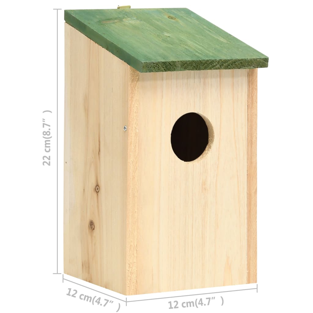 Bird Houses Solid Fir Brown 314815