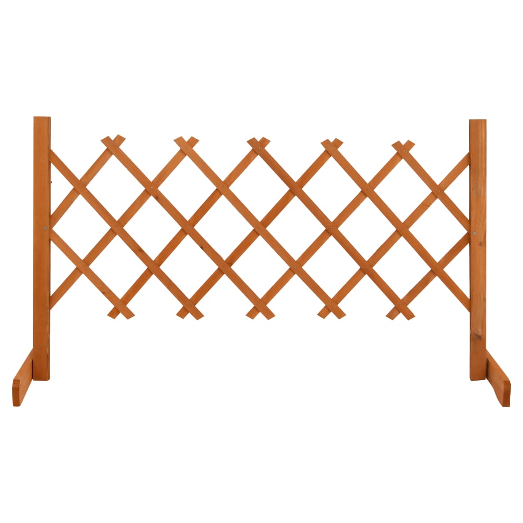 Garden Trellis Fence Solid Fir Orange 314822