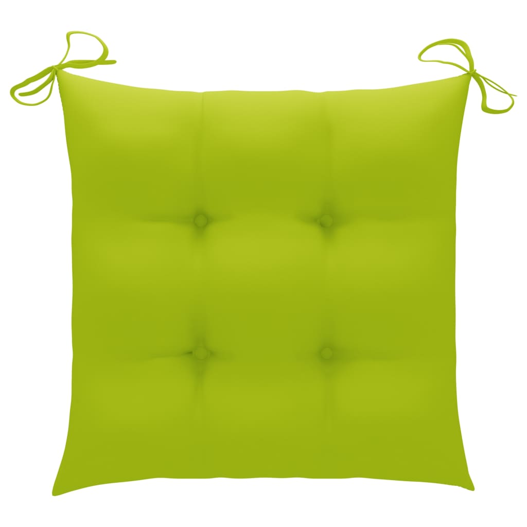 Chair Cushions Bright Fabric Green 314930