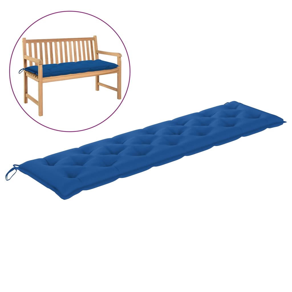 Garden Bench Cushion Fabric Blue 314990