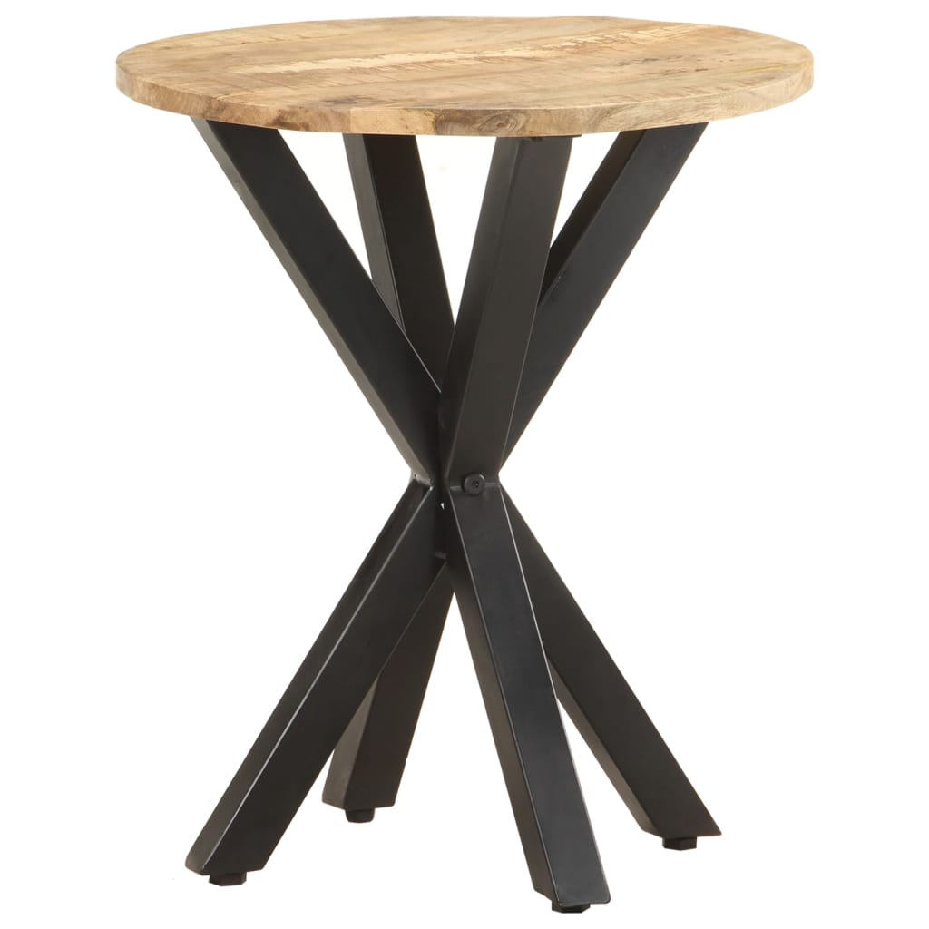 Side Table Solid Mango Wood Brown 320656