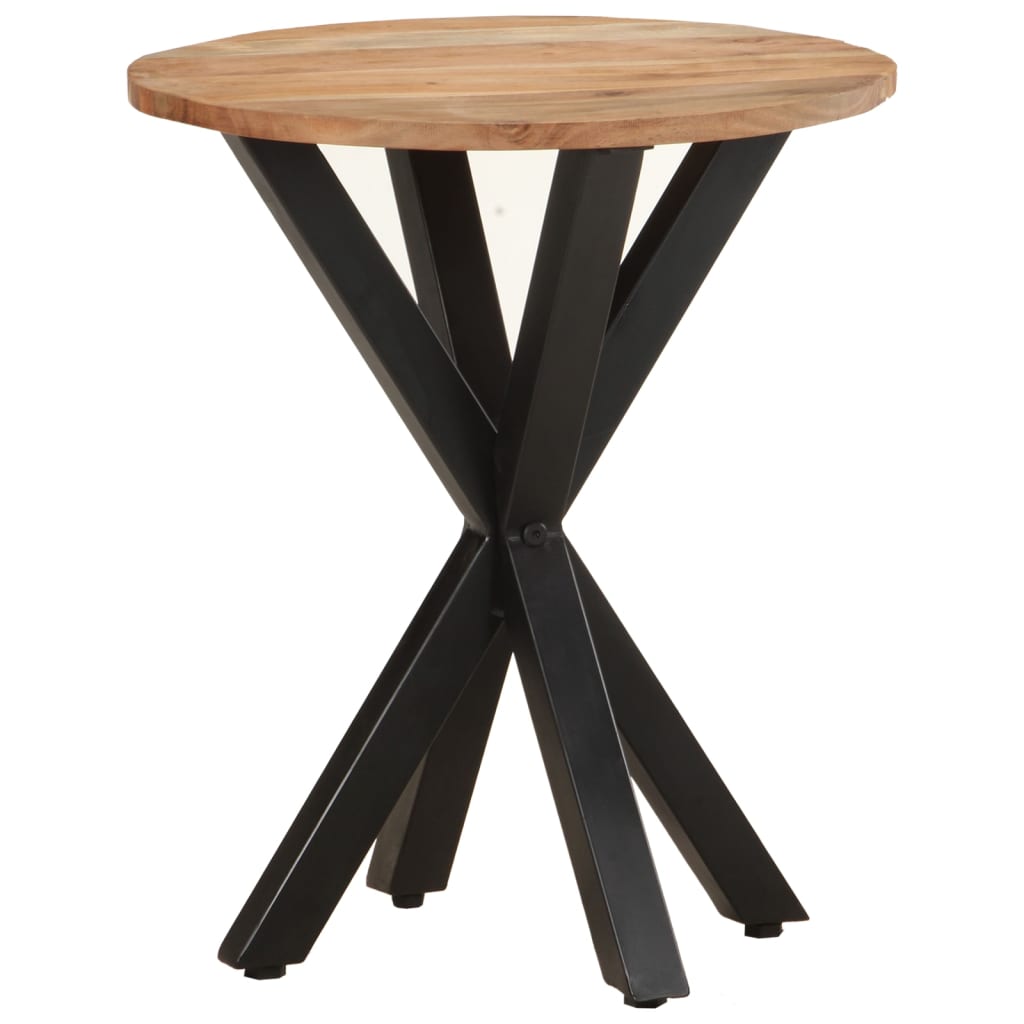 Side Table Solid Mango Wood Brown 320656