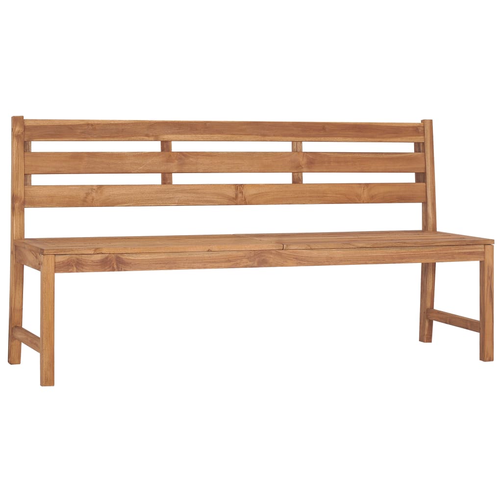 Patio Bench Solid Teak Wood Brown 315610