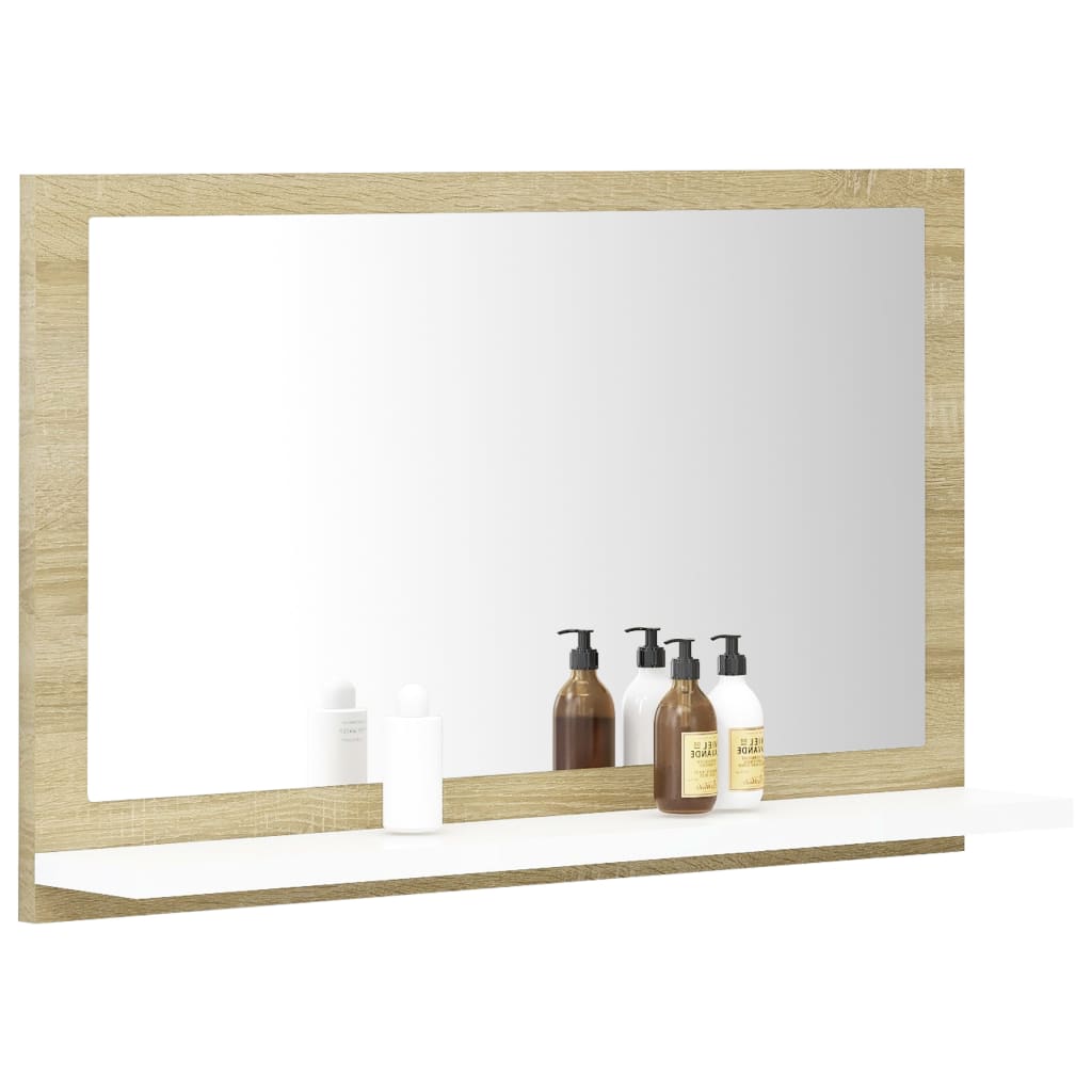 Bathroom Mirror White 804562