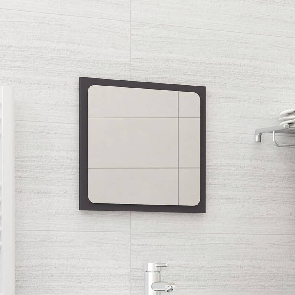 Bathroom Mirror Gray Grey 804600