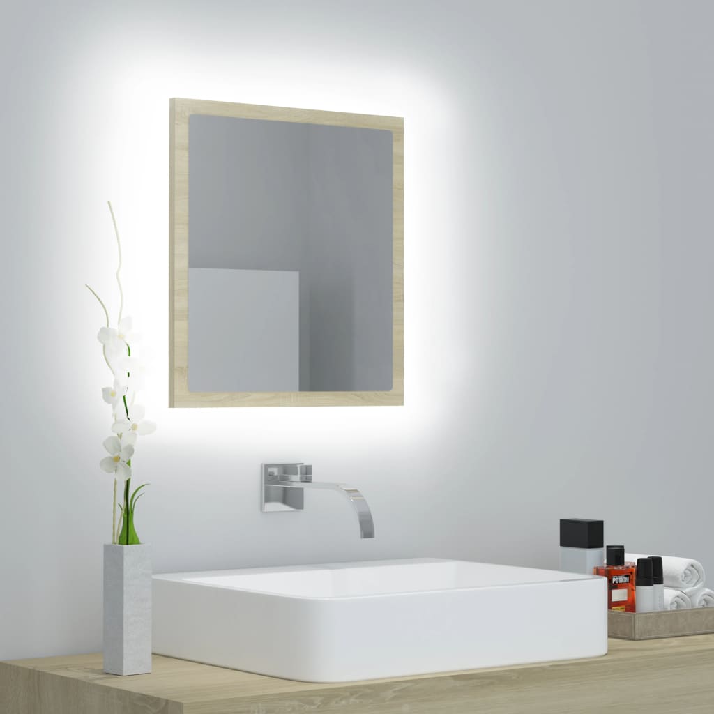 Led Bathroom Mirror Gray Grey 804910