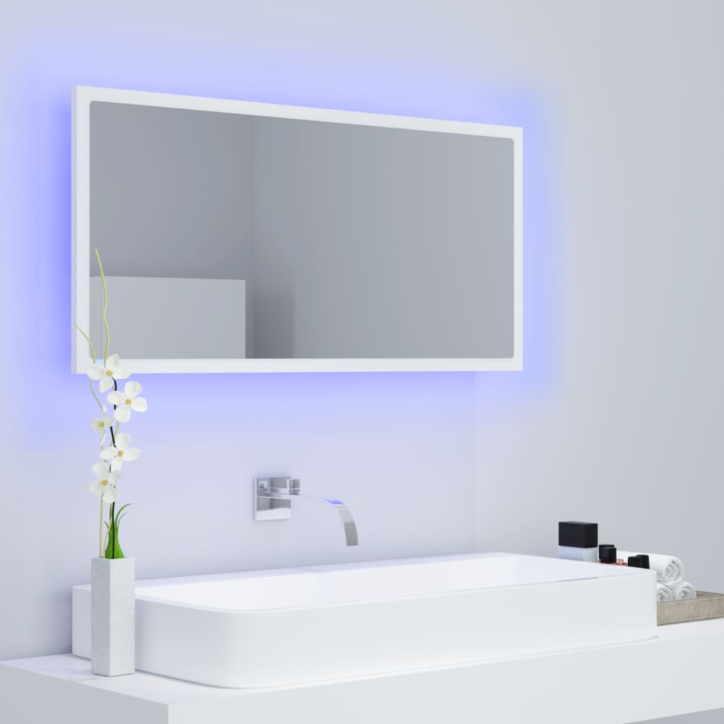 Led Bathroom Mirror White 804932