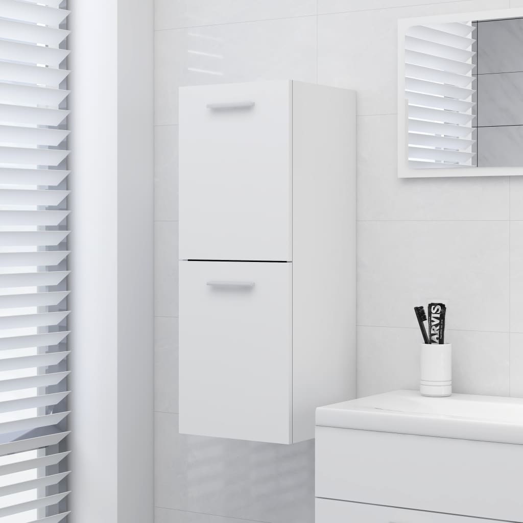 Bathroom Cabinet White 804988