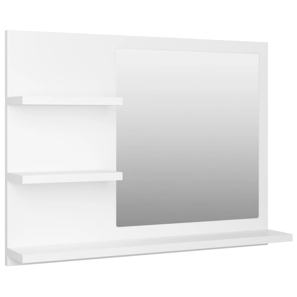 Bathroom Mirror White 805006