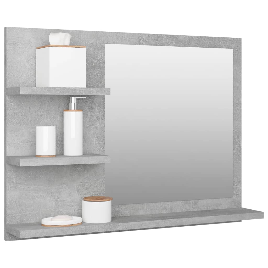 Bathroom Mirror Concrete Gray Grey 805010
