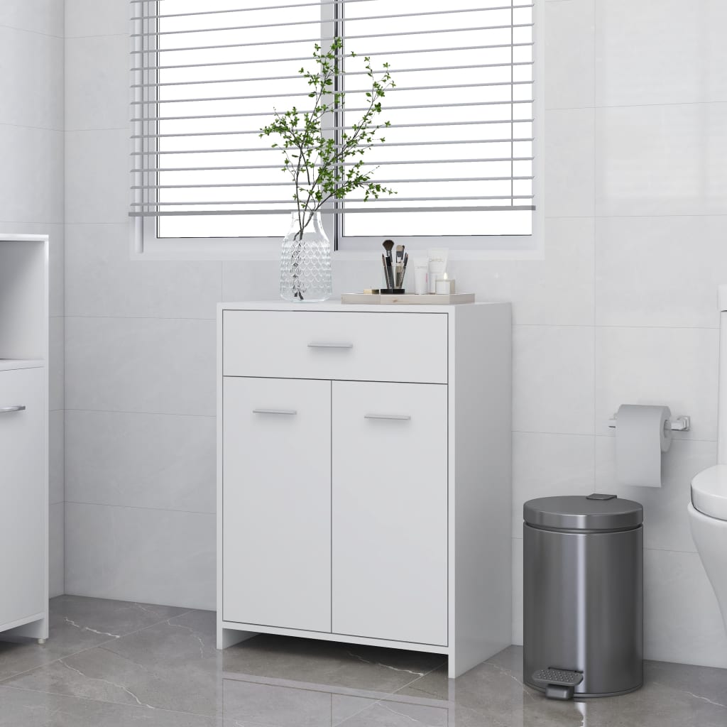 Bathroom Cabinet White 805024