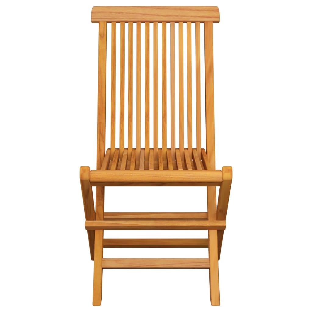 Patio Chairs With Cushions Solid Teak Wood Anthracit 3062475