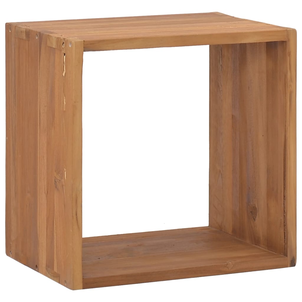 Bedside Cabinet Solid Teak Wood Brown 326132