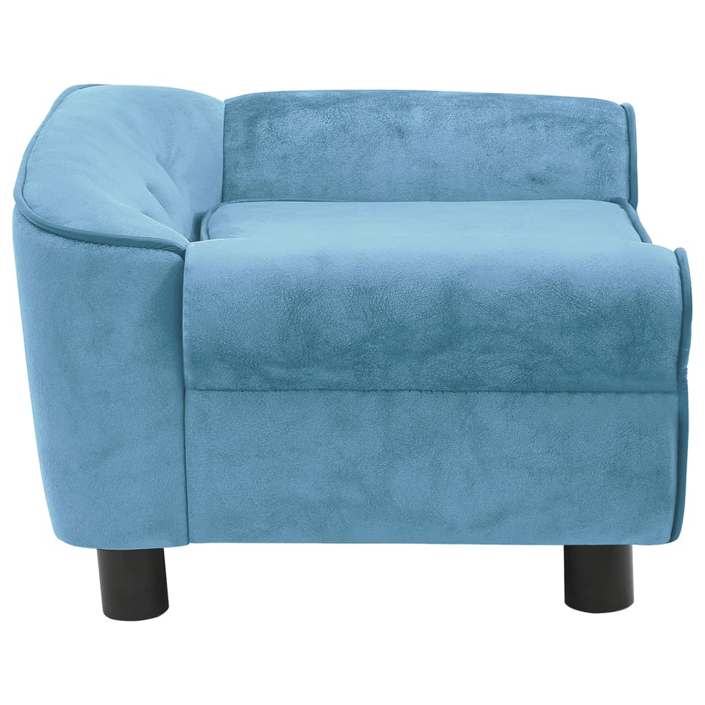 Dog Sofa Plush Blue 171040