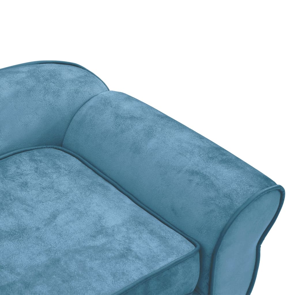 Dog Sofa Plush Blue 171040