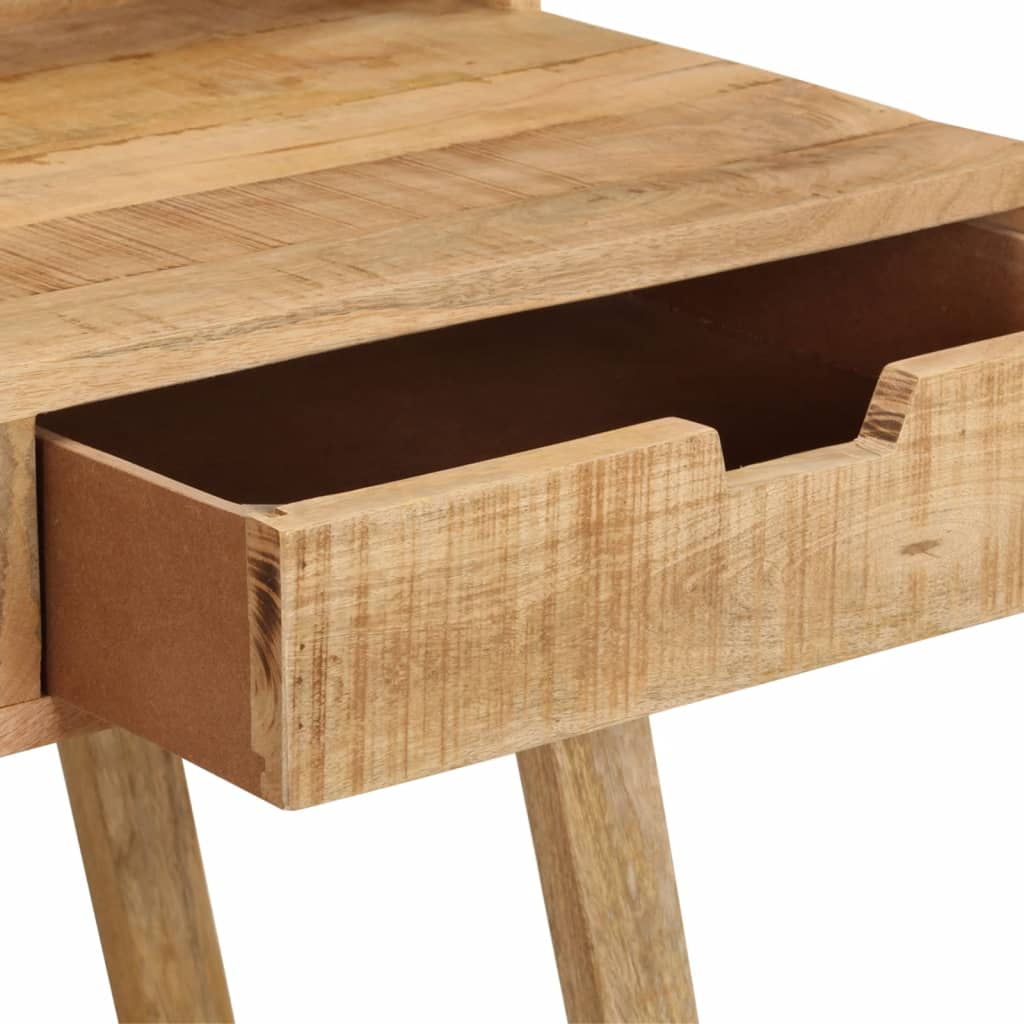 Desk Solid Rough Mango Wood Brown 328269