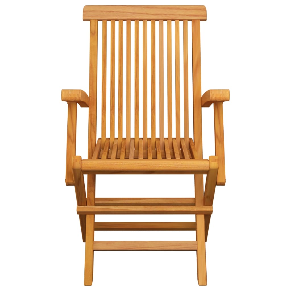 Patio Chairs With Gray Cushions Solid Teak Wood Brow 3072890