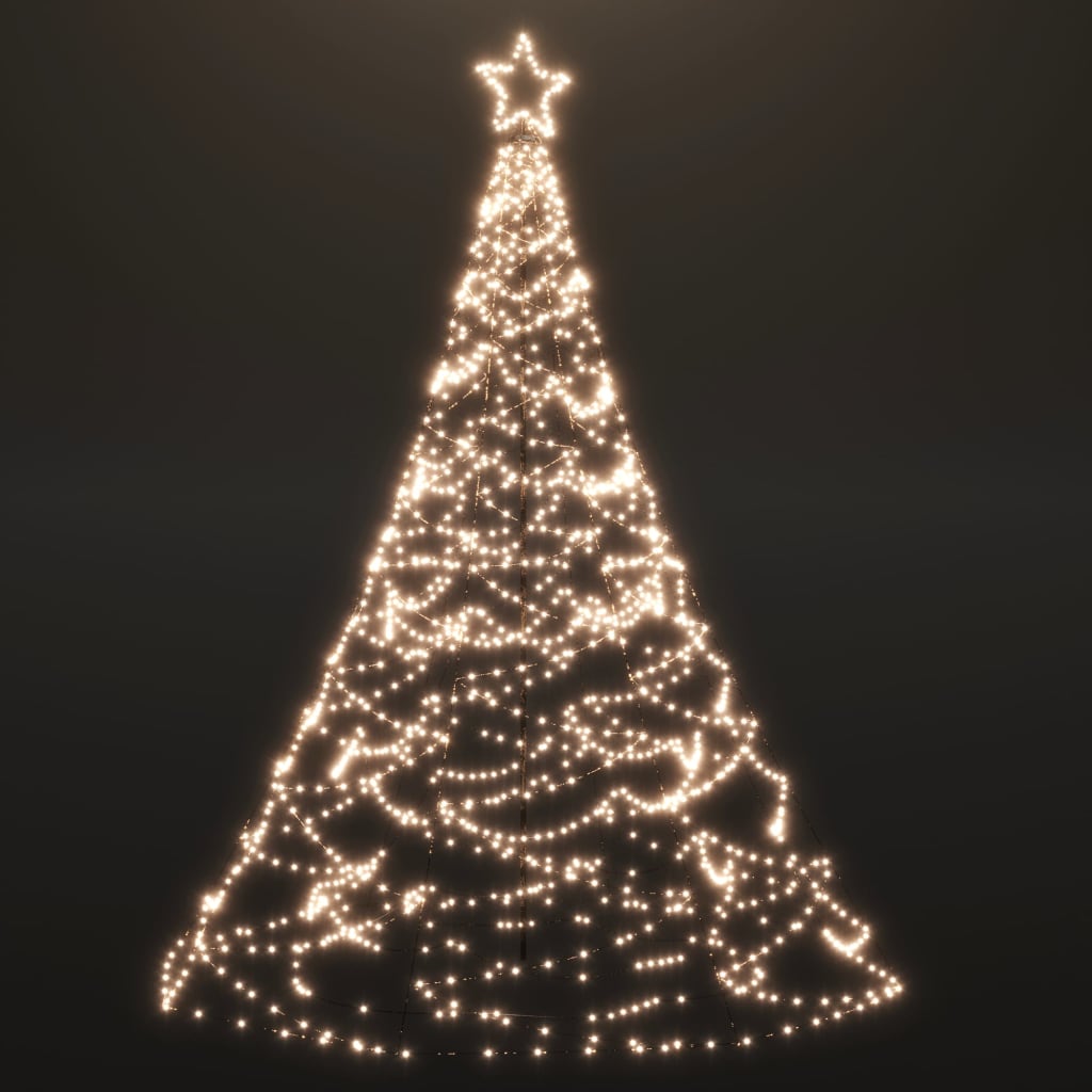 Christmas Tree With Metal Post Leds Warm White 328624