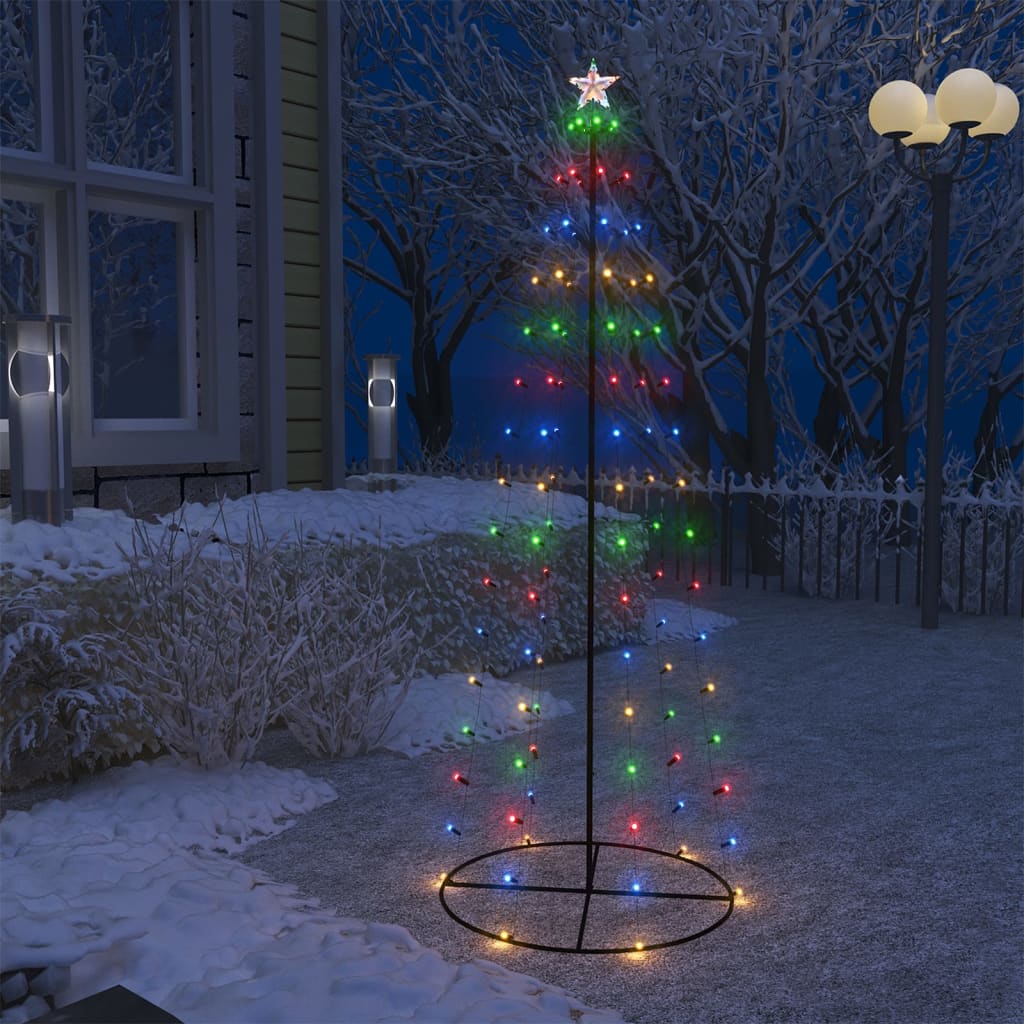 Christmas Cone Tree Leds Decoration Blue 328702