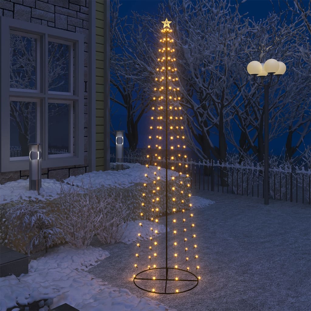 Christmas Cone Tree Leds Decoration Blue 328702