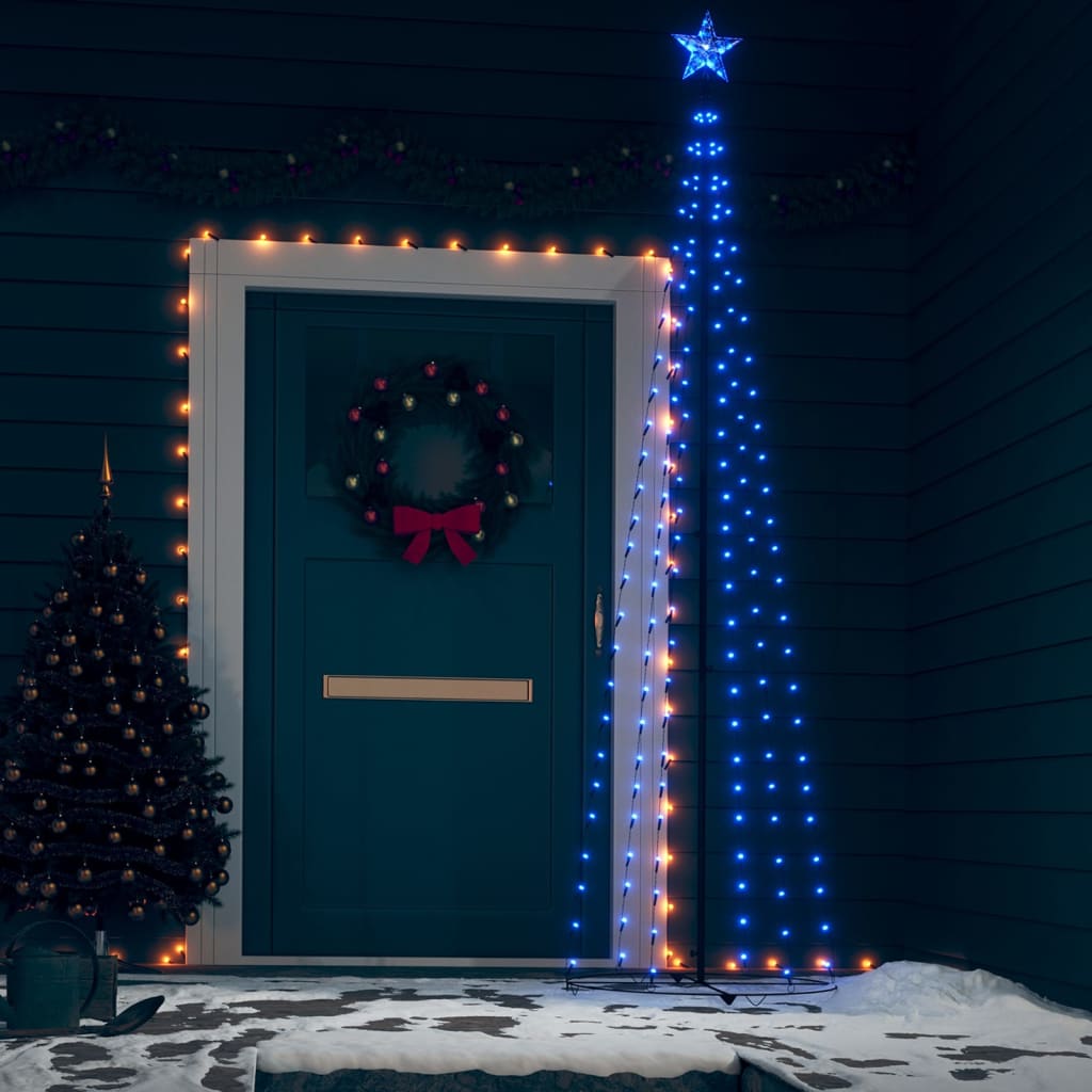 Christmas Cone Tree Leds Decoration Blue 328710
