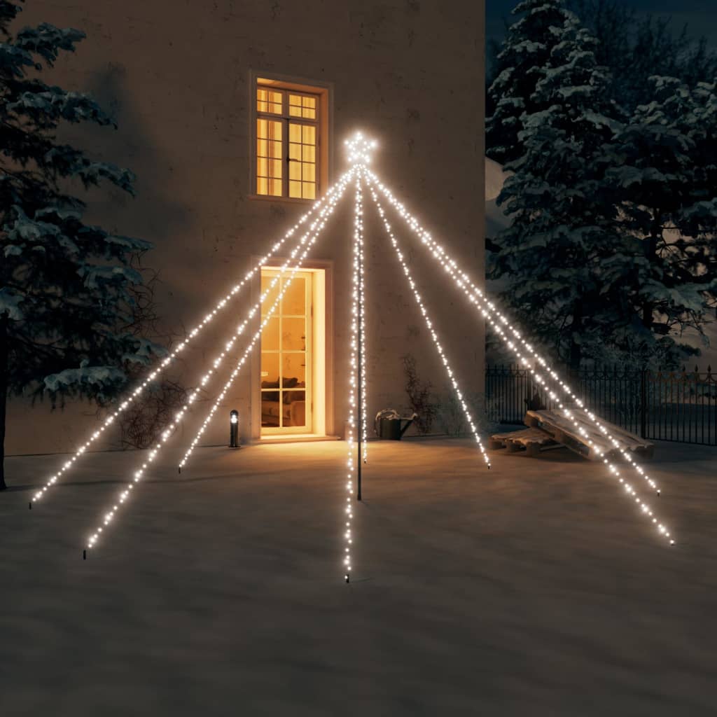 Christmas Tree Lights Indoor Outdoor Leds Cold White 328740