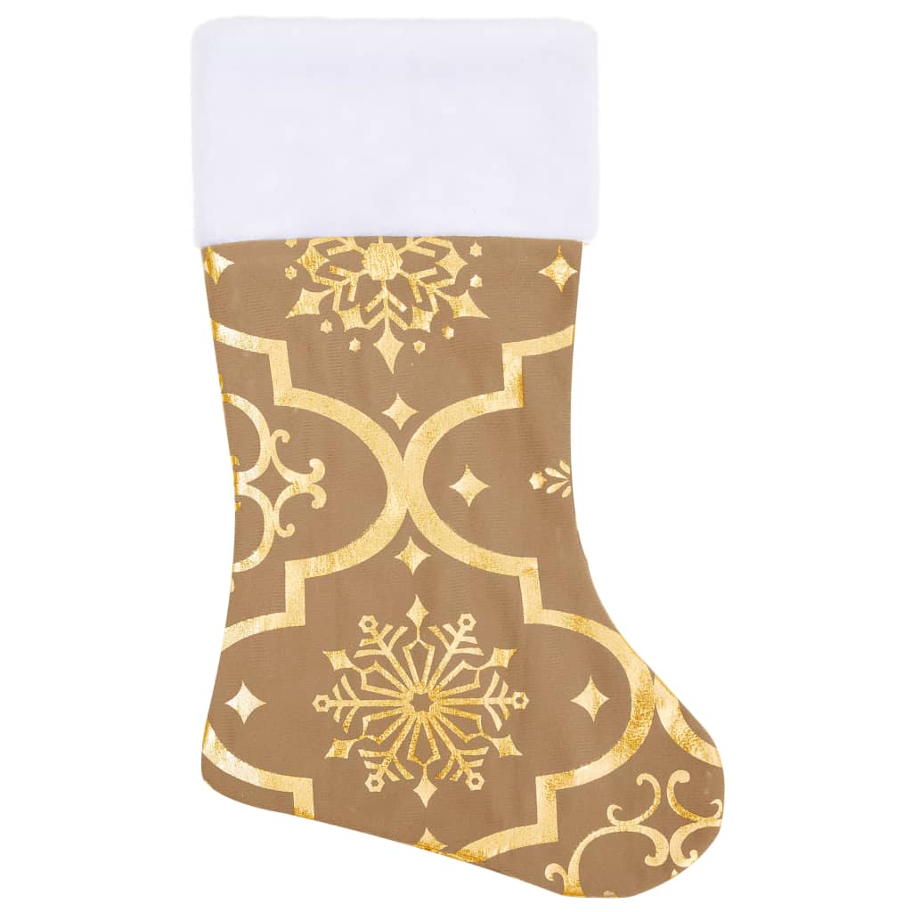 Luxury Christmas Tree Skirt With Sock Fabric Yellow 330290