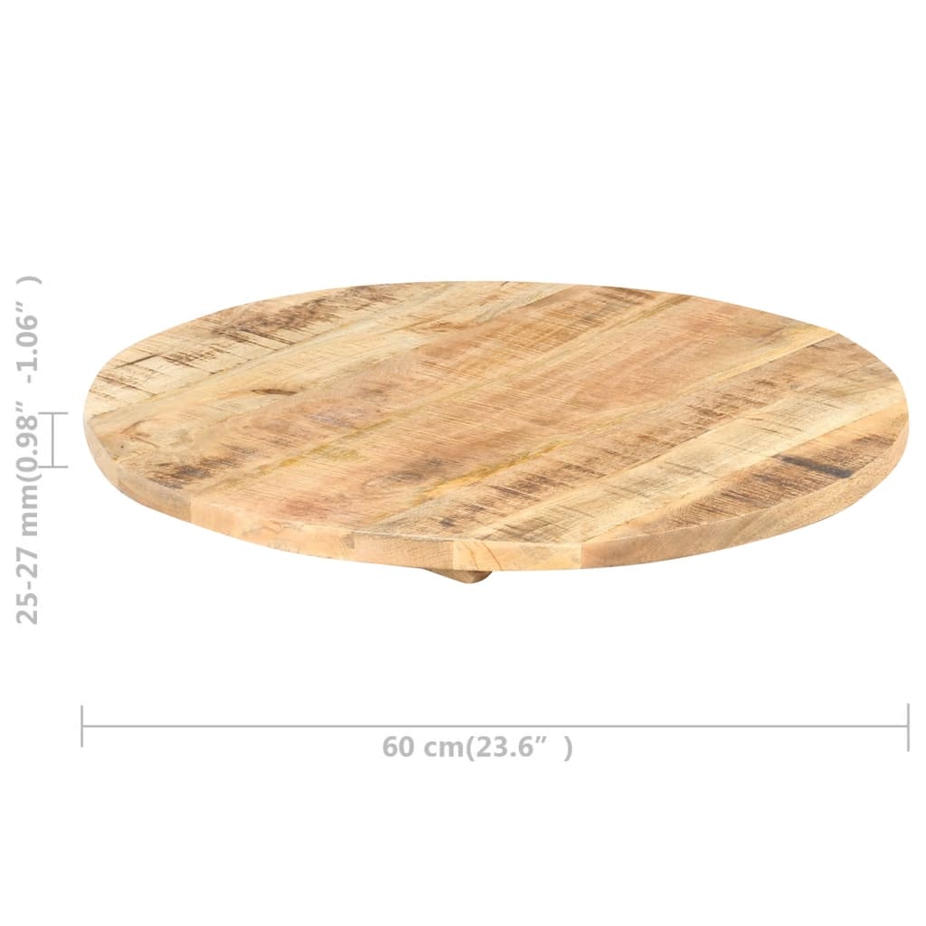 Table Top Solid Mango Wood Brown 328321