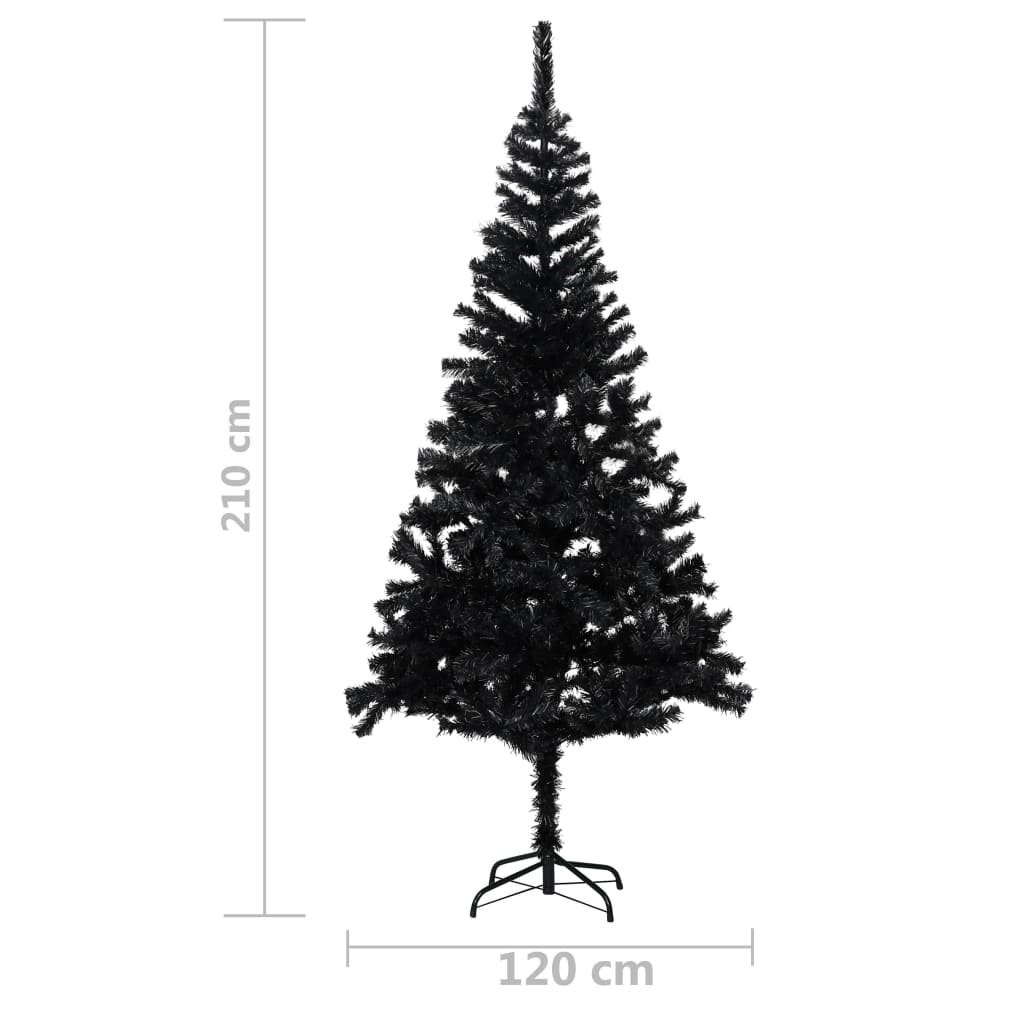 Artificial Christmas Tree With Leds L White 3077410