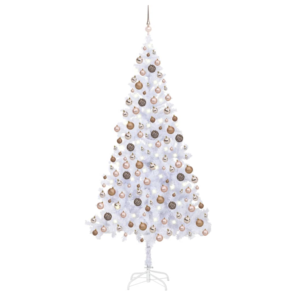 Artificial Christmas Tree With Leds Ball Set Branche 3077580