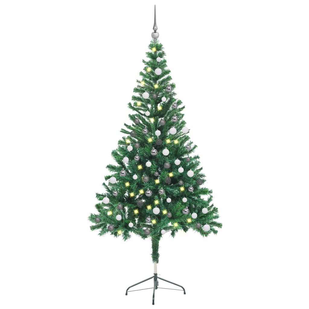 Artificial Christmas Tree With Leds Ball Set Branche 3077660