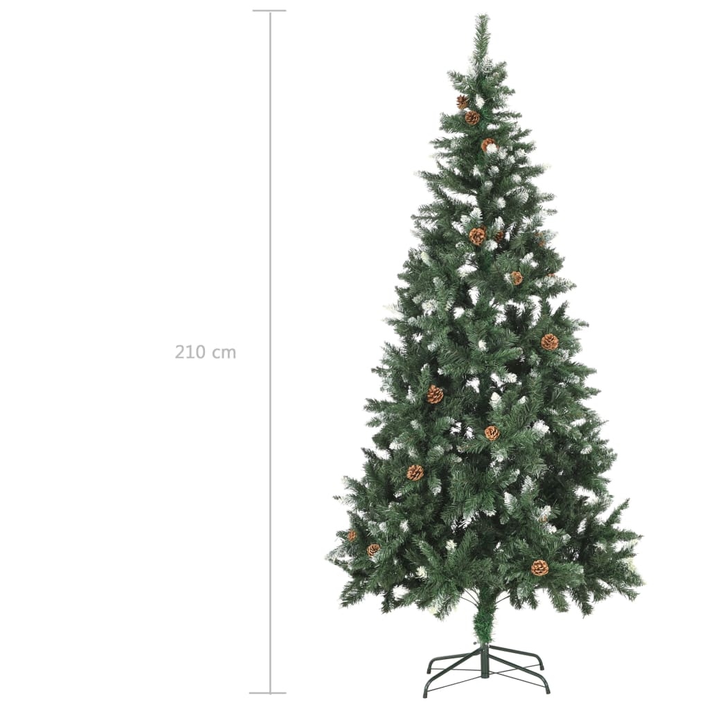 Artificial Christmas Tree With Leds Ball Set Green g 3077840