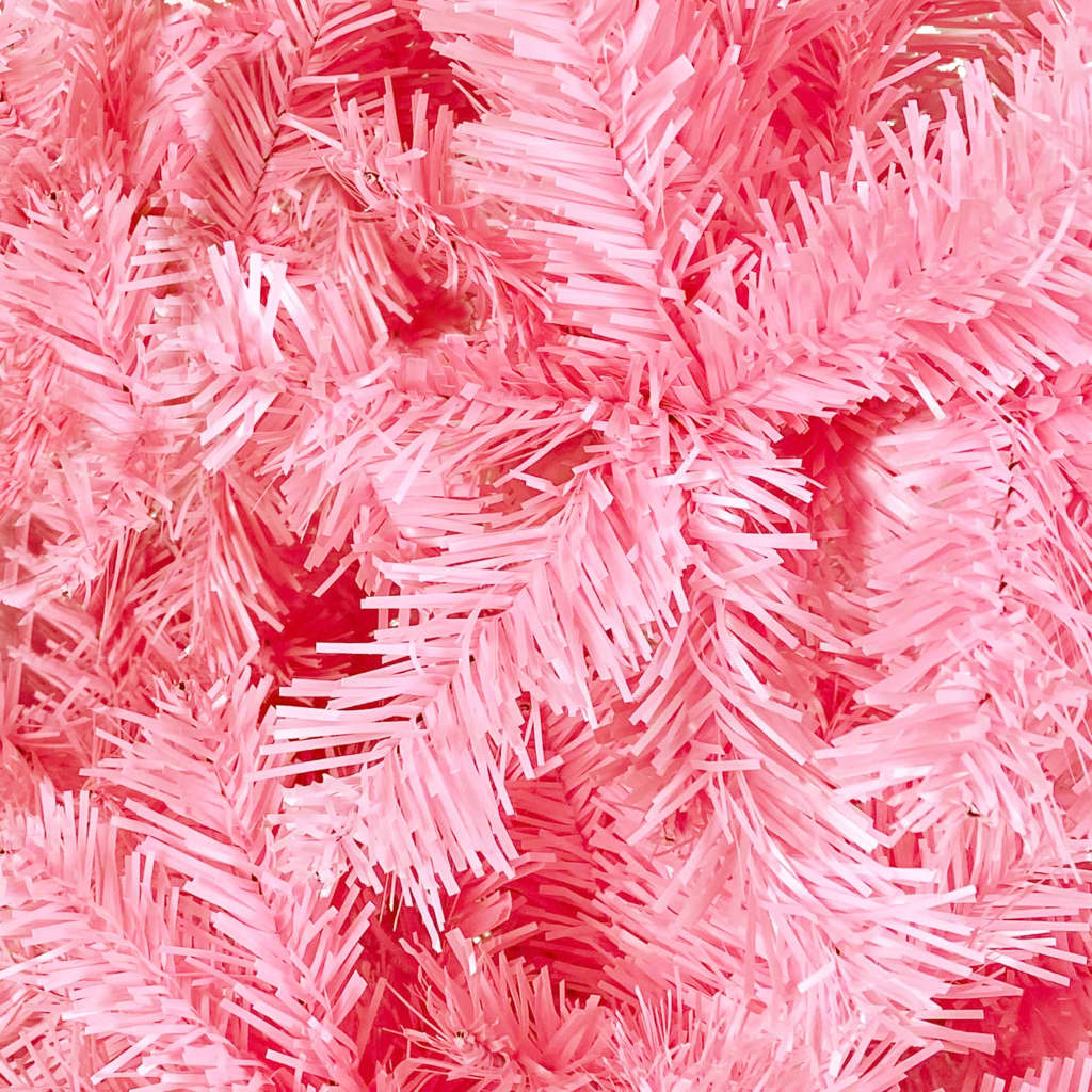 Slim Christmas Tree With Leds Ball Set Pink Pink and 3078110