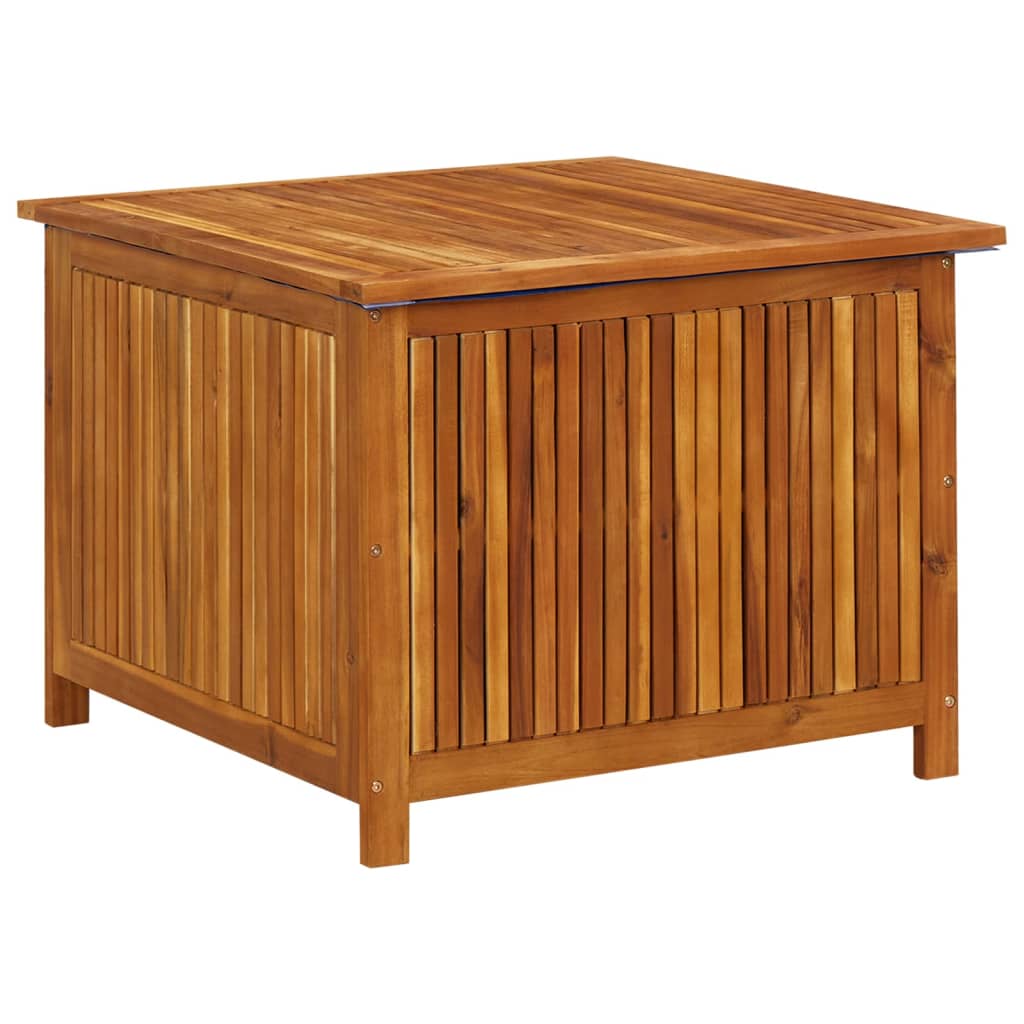 Patio Storage Box Solid Acacia Wood Brown 316491