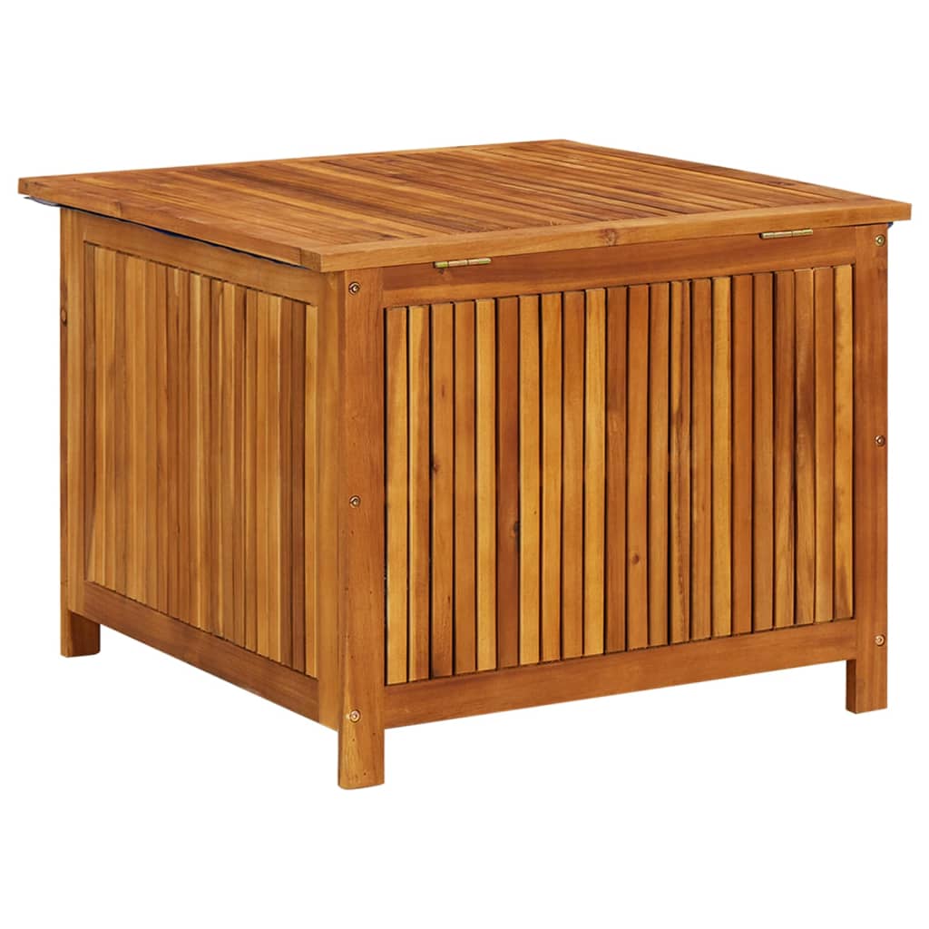 Patio Storage Box Solid Acacia Wood Brown 316491