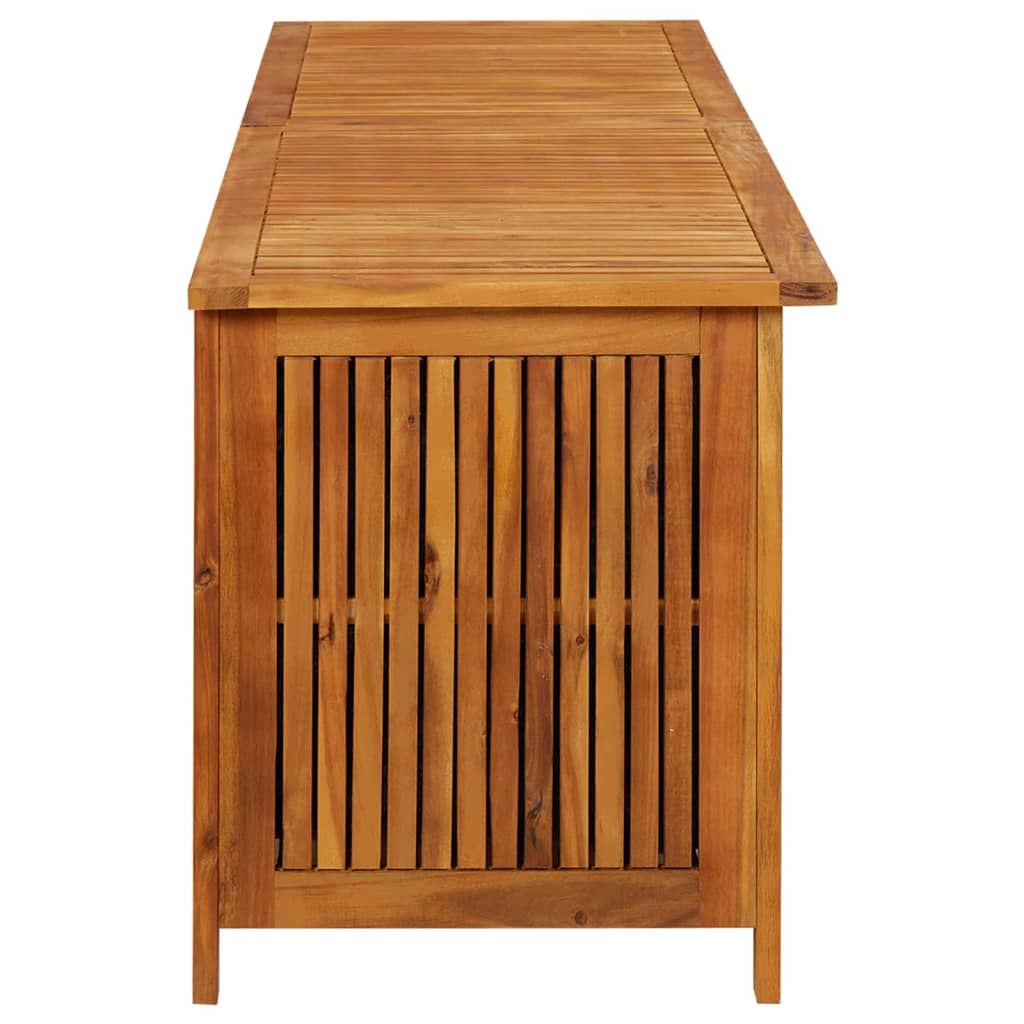 Patio Storage Box Solid Acacia Wood Brown 316500