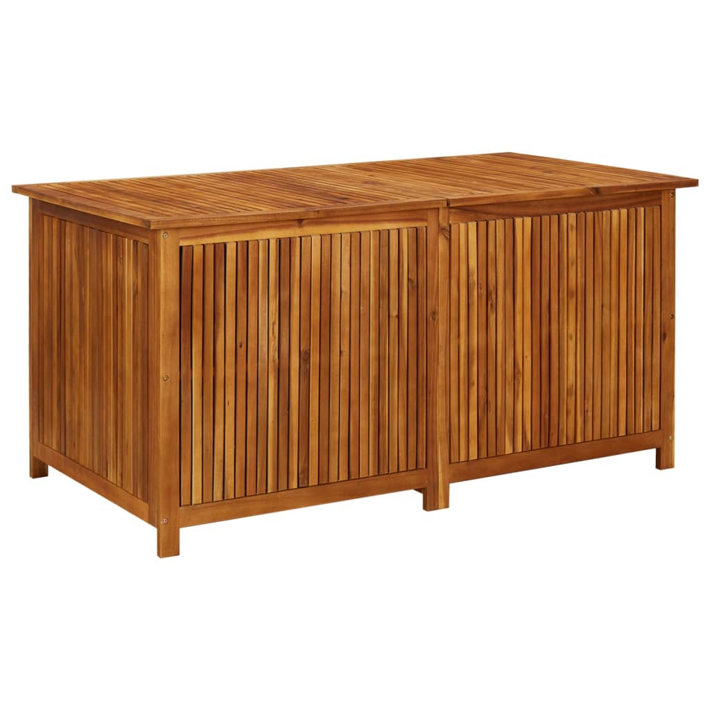 Patio Storage Box Solid Acacia Wood Brown 316500